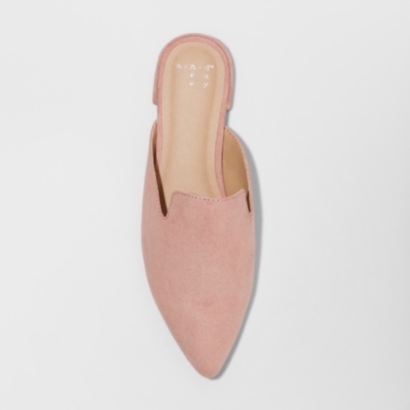 A New Day Velma Slip On Pointy Toe Mules New Pink - Picture 2 of 6